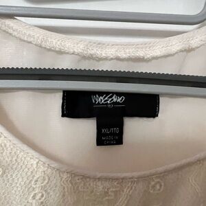 Moschino Ivory Lace Blouse